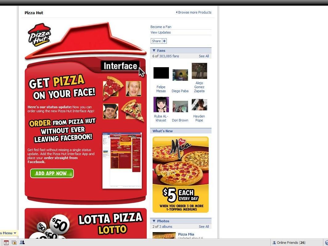 Use Facebook To Order A Pizza Techradar