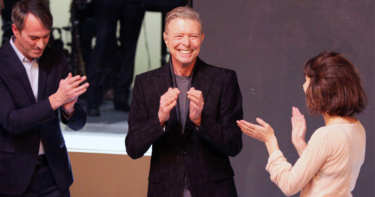 Bowie at Lazarus premiere