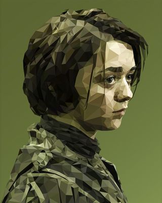 Game of Thrones polygon portraits