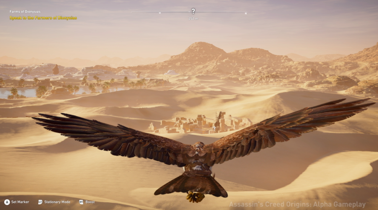 You'll be able to tag enemies with your eagle in Assassin's Creed: Origins.