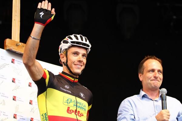 Today's winner, a little known Walloon rider.
