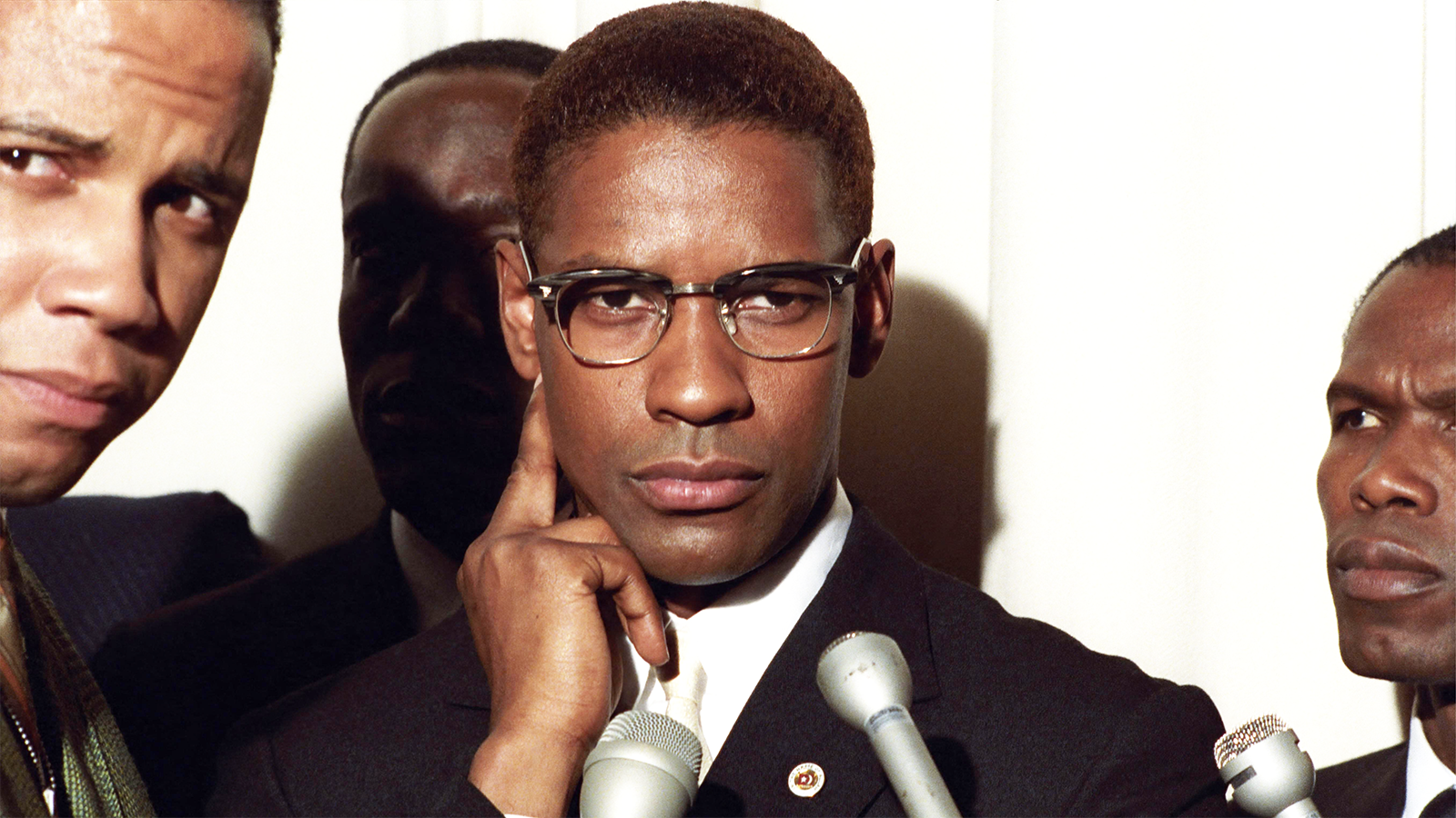Denzel Washington as Malcolm X in "Malcolm X" (1992)