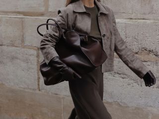 Annemiek Kessels with The Row Margaux Bag