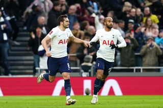 Harry Winks and Lucas Moura