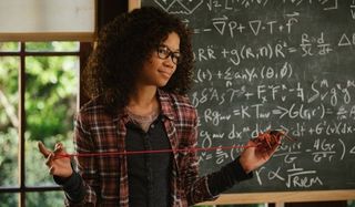A Wrinkle In Time Storm Reid demonstrates quantum physics with string