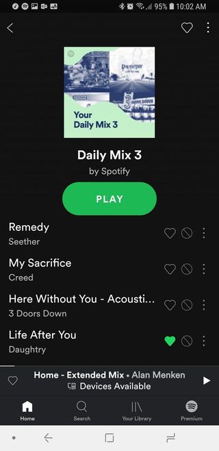 Daily mix track listing