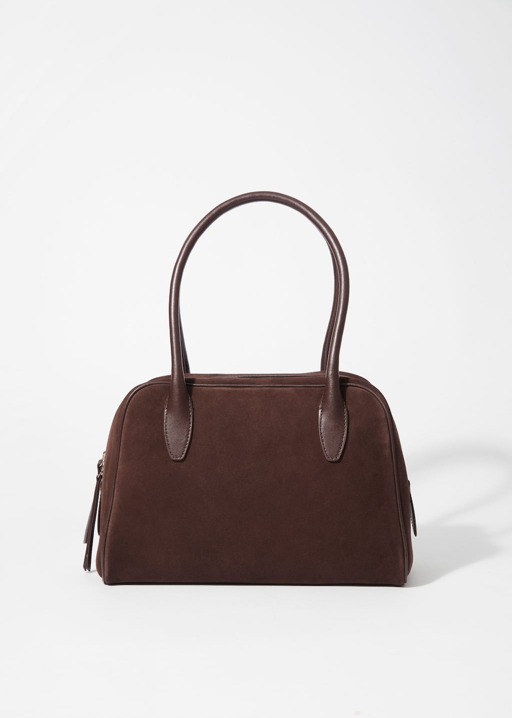 Suede Bowling Bag