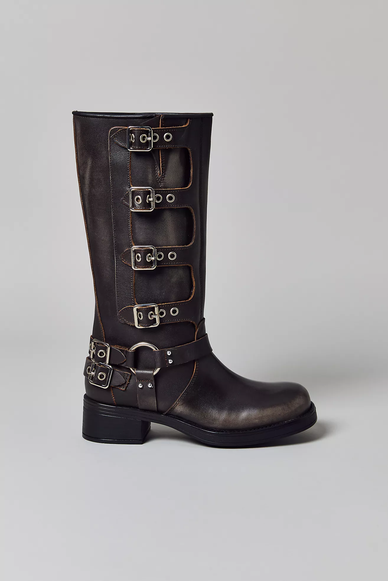Steve Madden Rocky Buckled Tall Boots