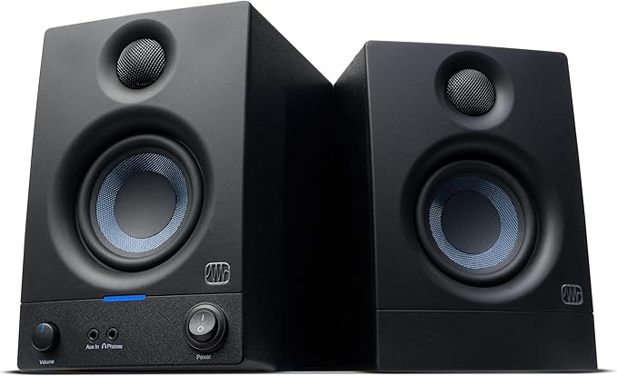 A photo of two Presonus Eris 3.5 Studio Monitors