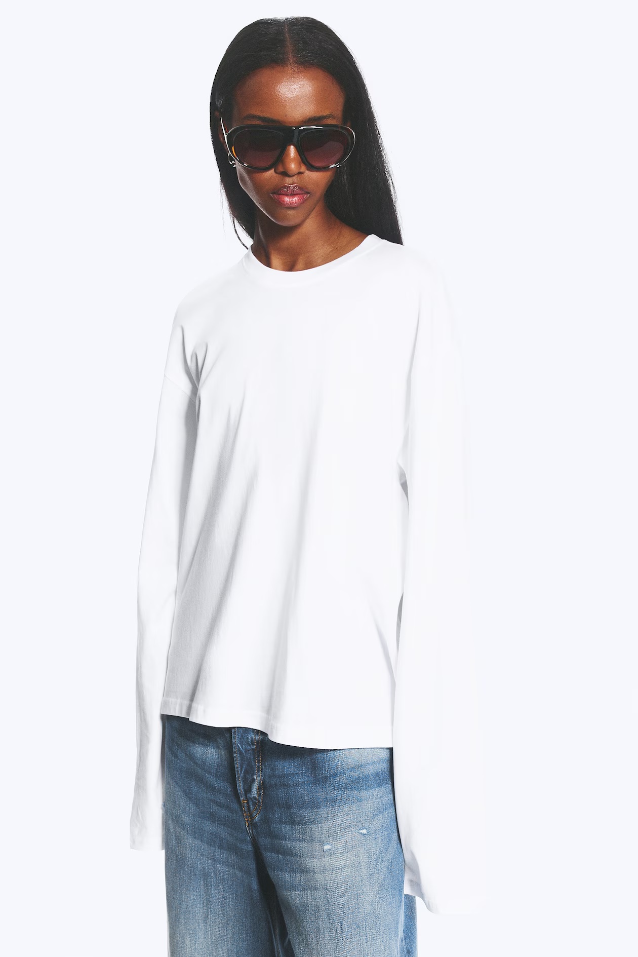 Weekday, Long-Sleeved Boxy T-Shirt