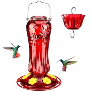 Kingsyard Hummingbird Feeder for Outdoor Hanging