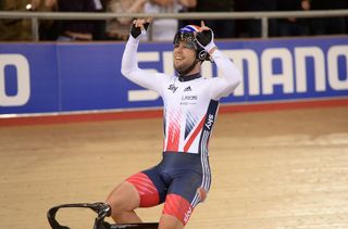 Mark Cavendish and Bradley Wiggins win the Madison, Track World Championships 2016