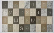 typed letters on different surfaces
