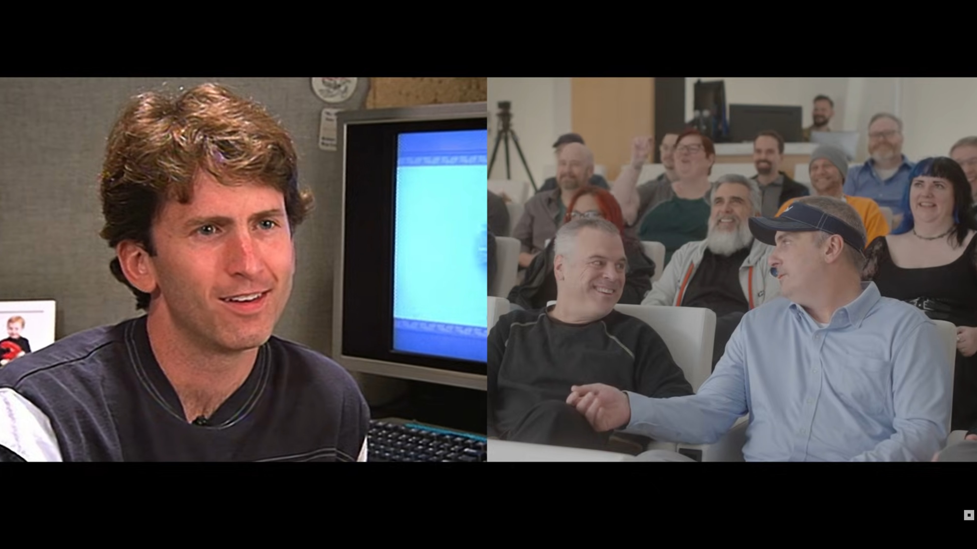 Everyone gets ready to laugh at Todd Howard&#039;s &quot;Who&#039;s laughing now&quot; joke in the 2006 Making of Oblivion documentary, because they know it&#039;s coming