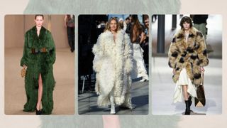 Paris Fashion Week Runway Trends Autumn/Winter 2024 - faux fur coats