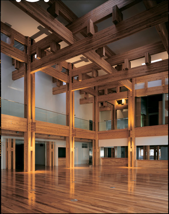 View of Yusuhara Town Hall
