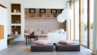 Living room with natural light