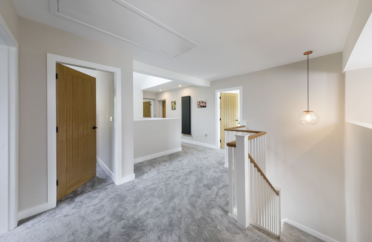 &ldquo;They had opted for white walls throughout, but as the spaces were formed, specifically the open-plan kitchen, dining and living area, they realised they wanted to introduce more colour and texture.&rdquo;&nbsp;