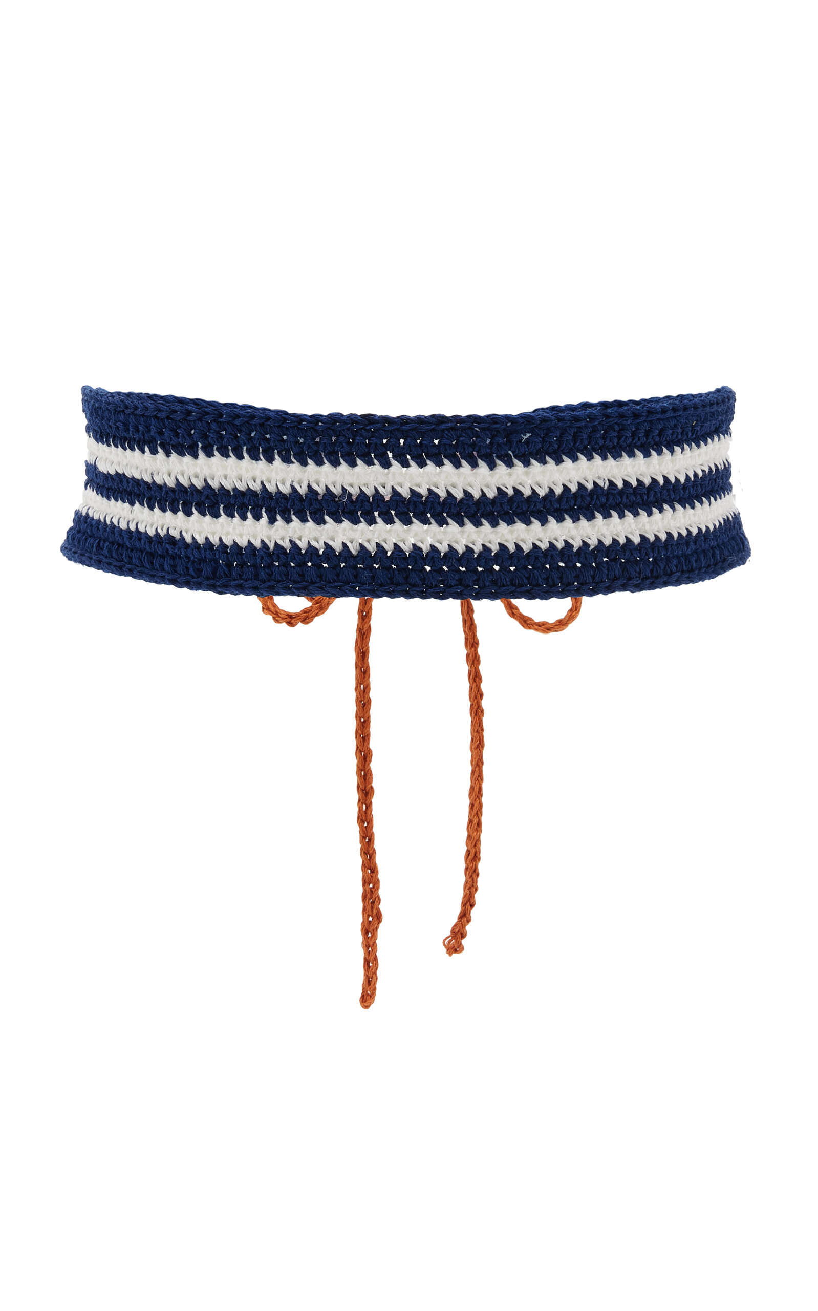 Exclusive La Isla Remo Crocheted Linen Belt