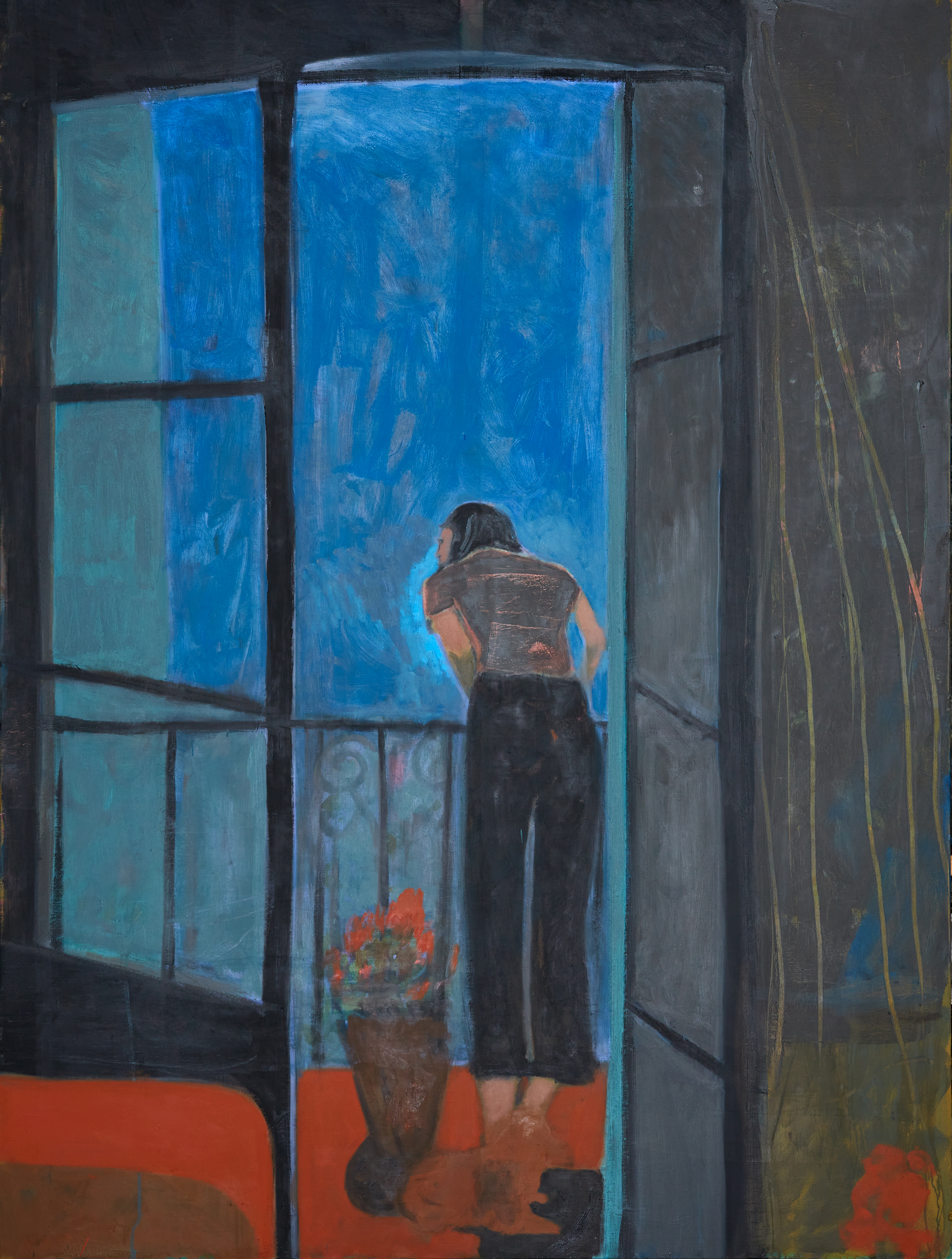 colourful painting of person