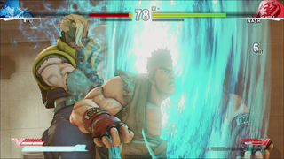If this was Mortal Kombat, Ryu's bisected halves would peel apart moments later.