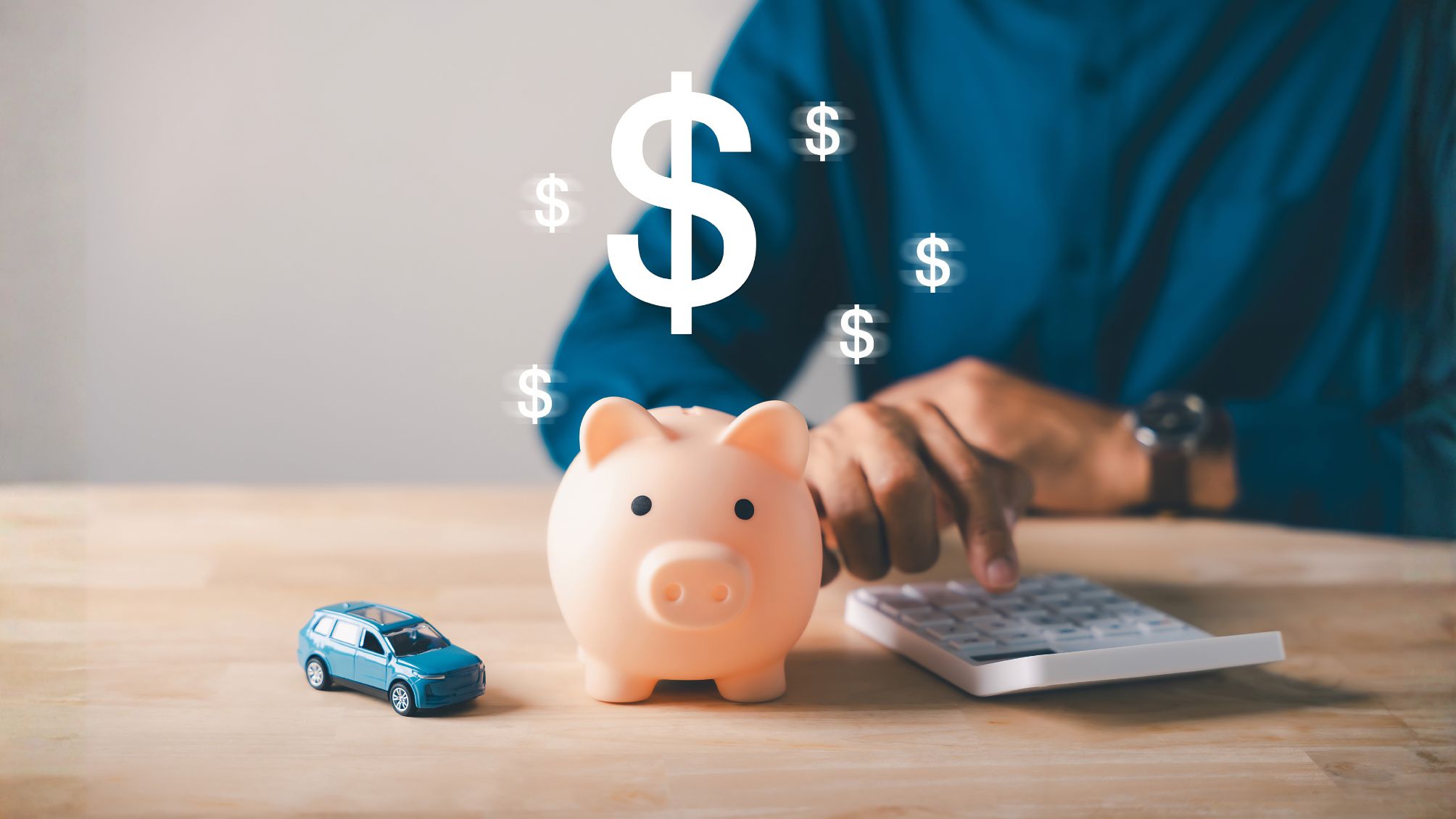 A person is budgeting for car maintenance