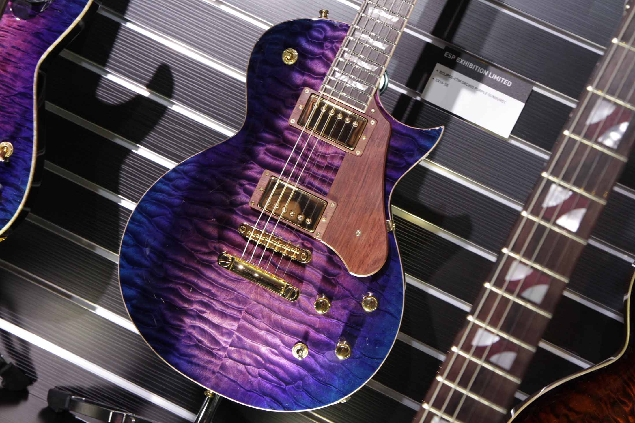 16. ESP Exhibition Limited Eclipse CTM Orchid Purple Sunburst