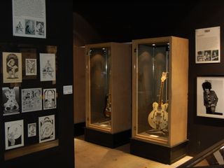 A shot of some of the guitars on show at Still In Love With You