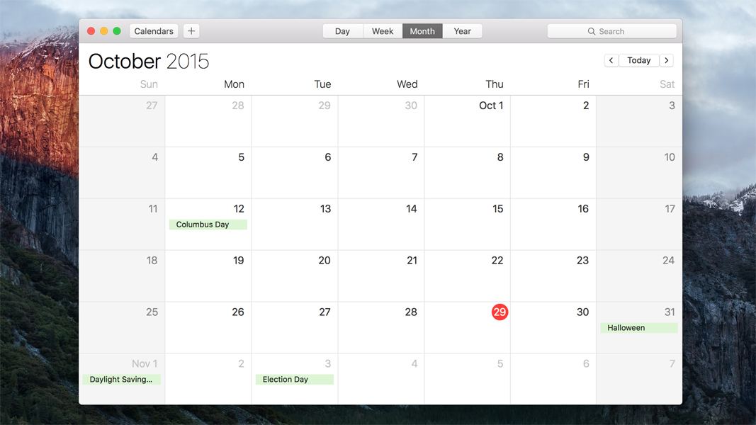 printable calendar software for mac