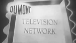 A title card for the DuMont Television Network