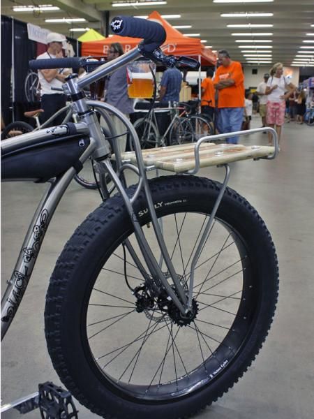 Black Sheep's titanium truss fork is supposedly light and comfortable.