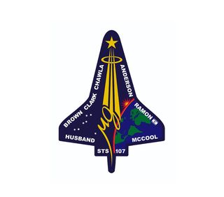 STS-107 patch.