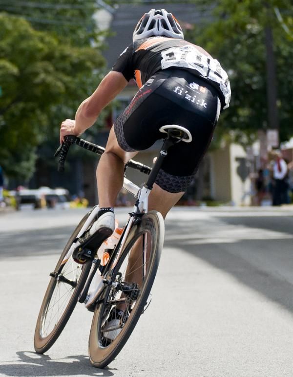Bobby Lea (Pure Energy Cycling-ProAirHFA) goes after the breakaway.