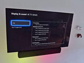 This TV is working with the Xbox One X