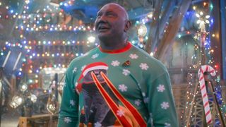 Dave Bautista as Drax in The Guardians of the Galaxy Holiday Special