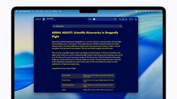Apple Intelligence accessibility features