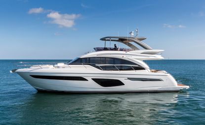British boat manufacturer Princess Yachts launched the 62 at the recent Cannes Yachting Festival