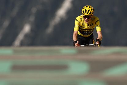 Jonas Vingegaard on stage 17 of the 2023 Tour de France