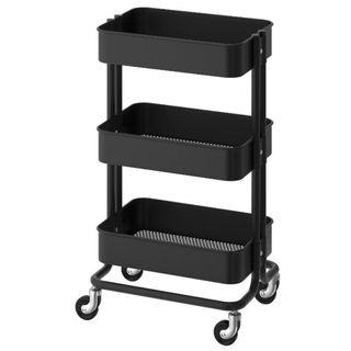 Ikea RÅSKOG Utility cart in black