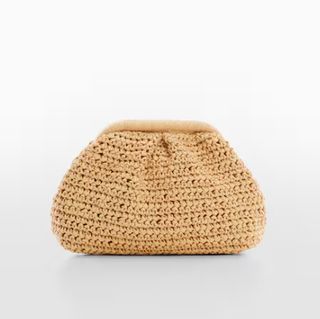 Mango straw bag