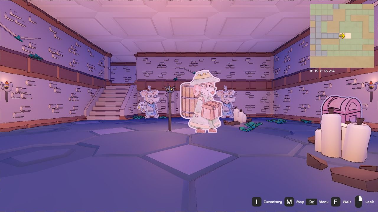 Screenshots from Dice 'n' Goblins, an RPG by Tsukumogami Software.
