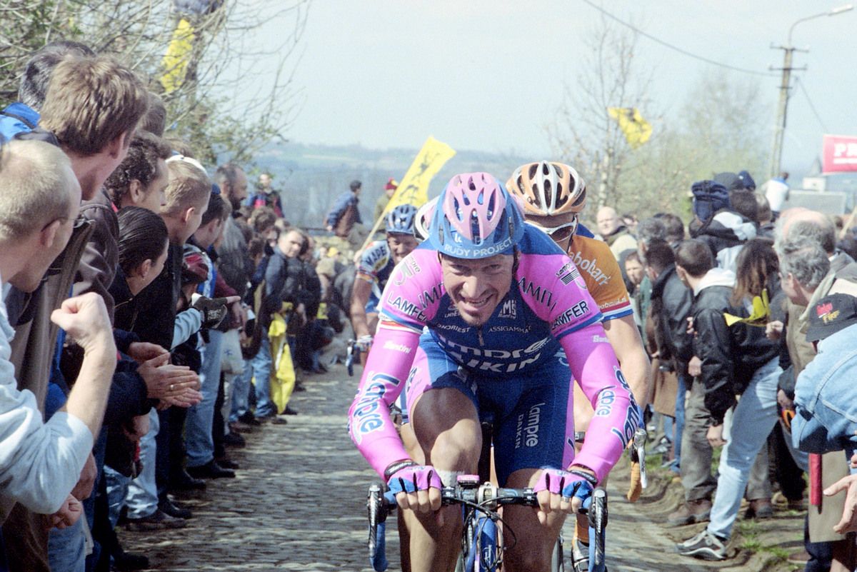 Ludo Dierckxsens on the Kwaremont in 2001