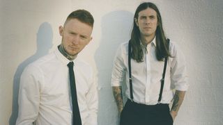 Suited and booted: Frank Carter and Jim Carroll