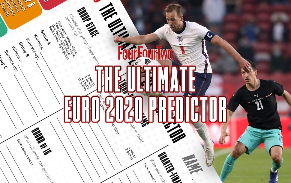 Euro 2020 predictor: Download our sweepstake chart play ...