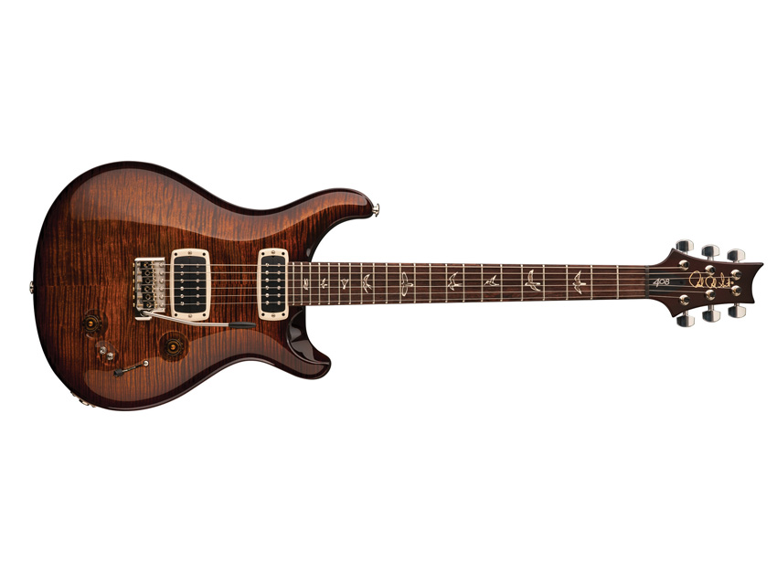 And finally thre maple-topped PRS 408 MT. Tasty.