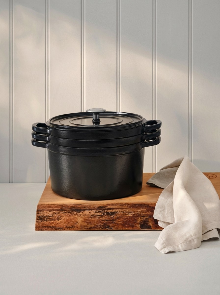 3 Piece Cast Iron Stacking Set