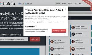New metrics startup trak.io employs a clever technique of asking for money up front to jump the beta list queue