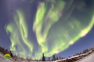 Aurora Over Yellowknife, Canada, Dec. 6, 2014