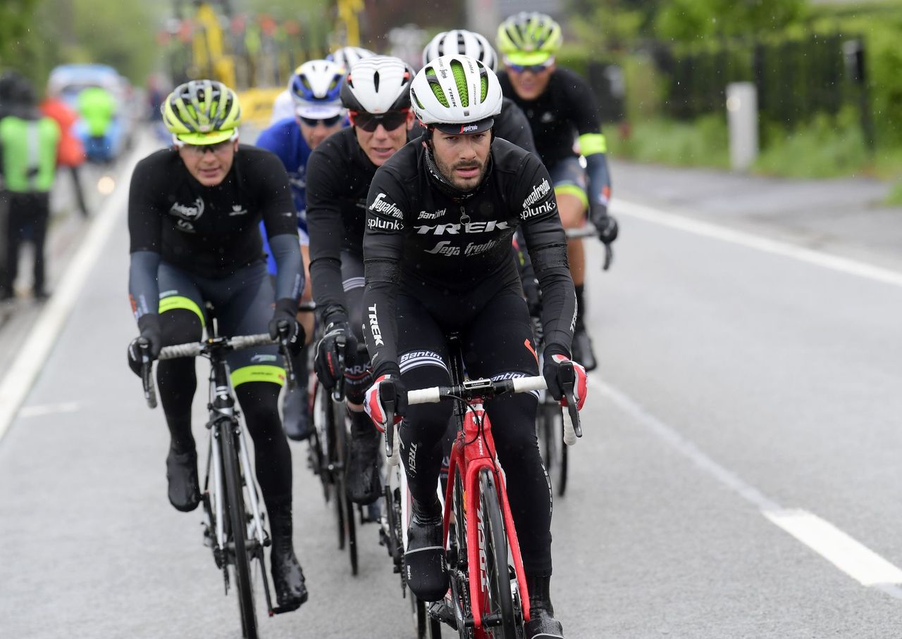 Julien Bernard leads the break