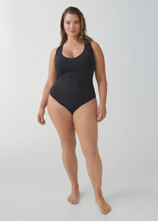 V-Neck Swimsuit - Women